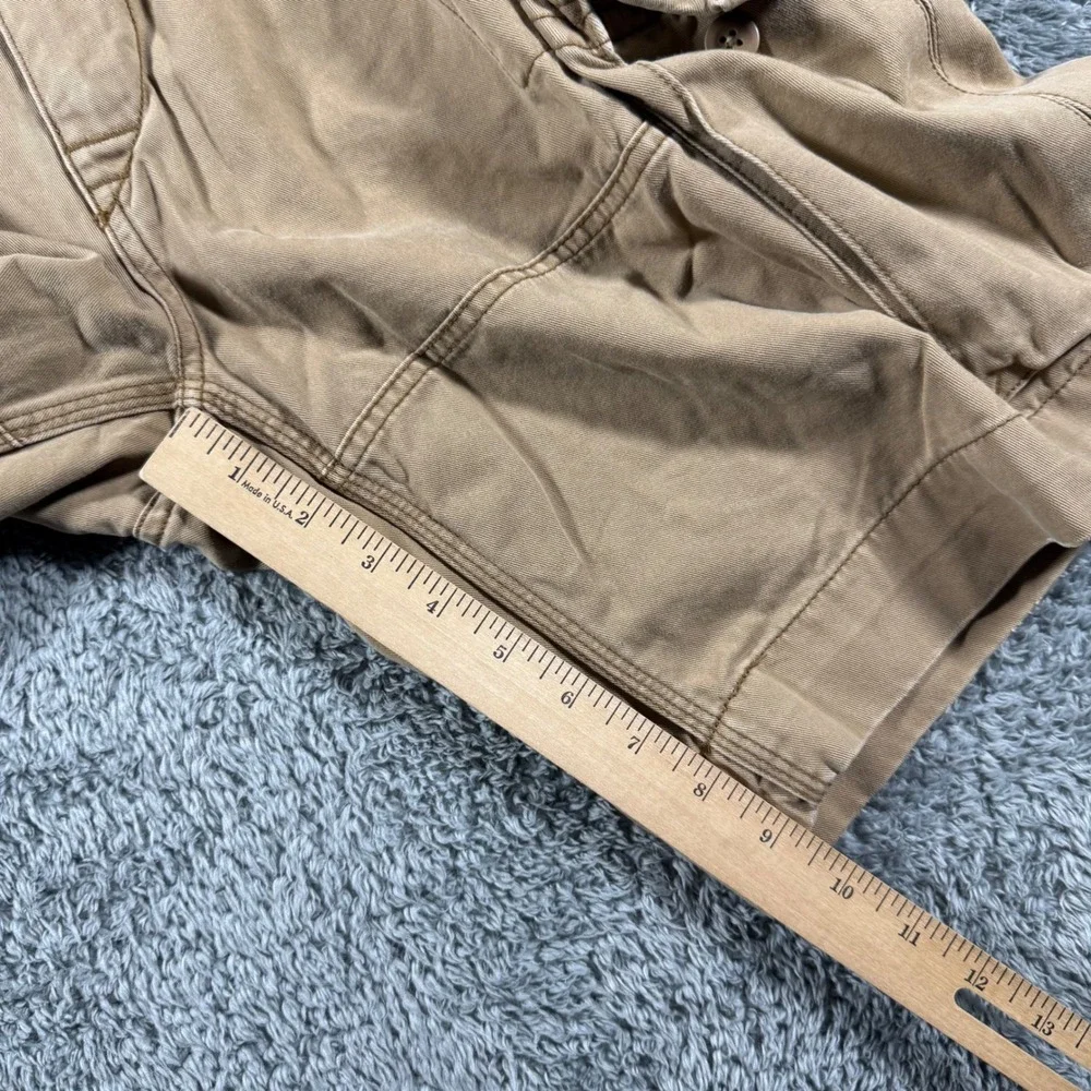 Polo Ralph Lauren Cargo Shorts Mens 33 Tan Khaki Heavy Duty Utility Army